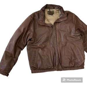 Eddie Bauer Brown Bomber Jacket